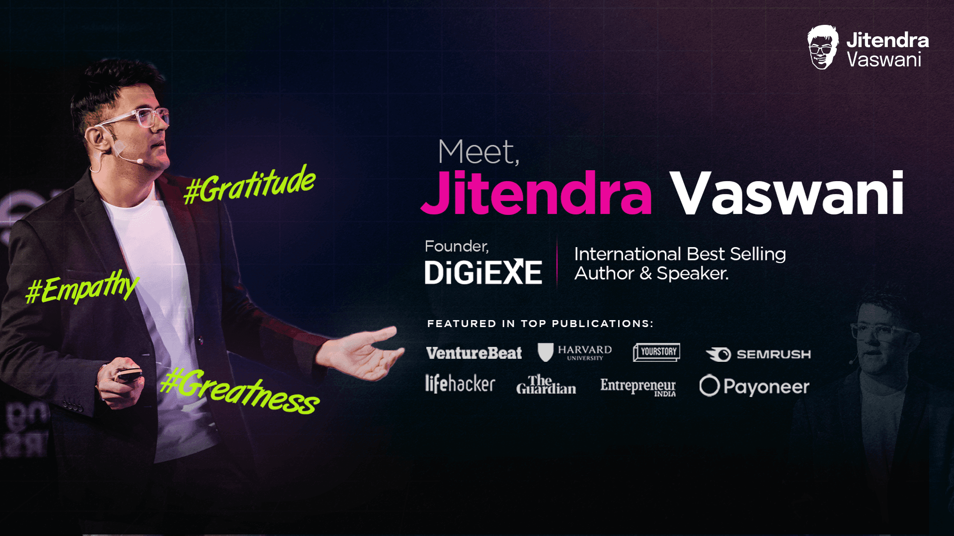 Jitendra Vaswani AffiliateBooster CEO