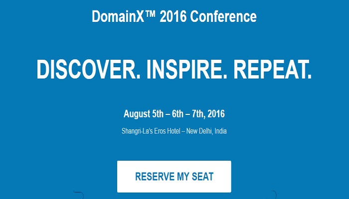 DomainX 2016: Huge Premium Domain Conference New Delhi