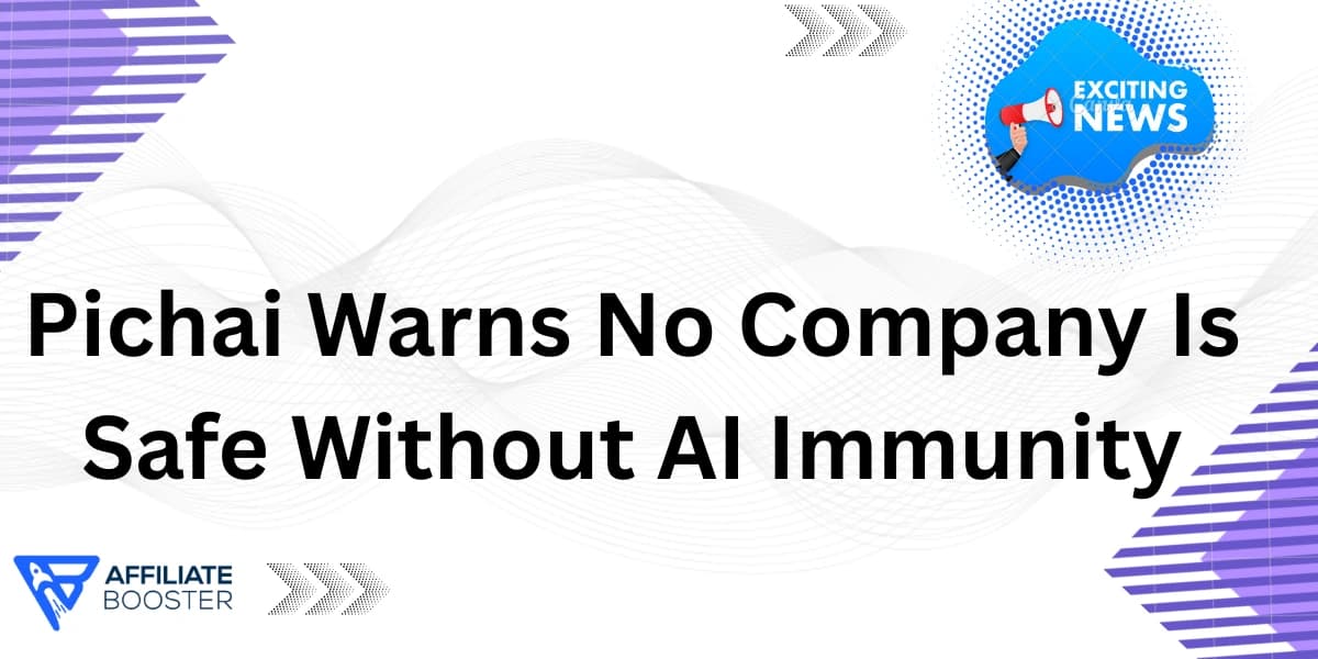 Pichai Warns No Company Is Safe Without AI Immunity