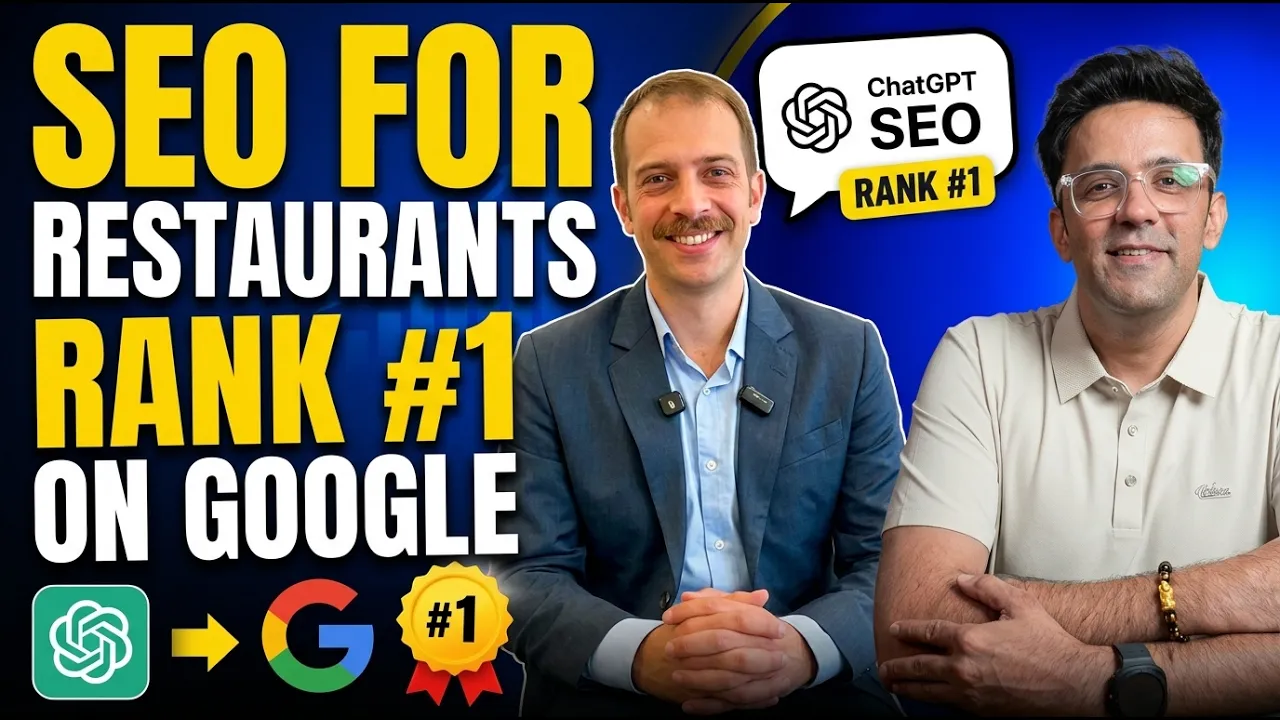 How to Do restaurant SEO and Rank #1 on Google and LLMS ft. Andrea Abbondanza