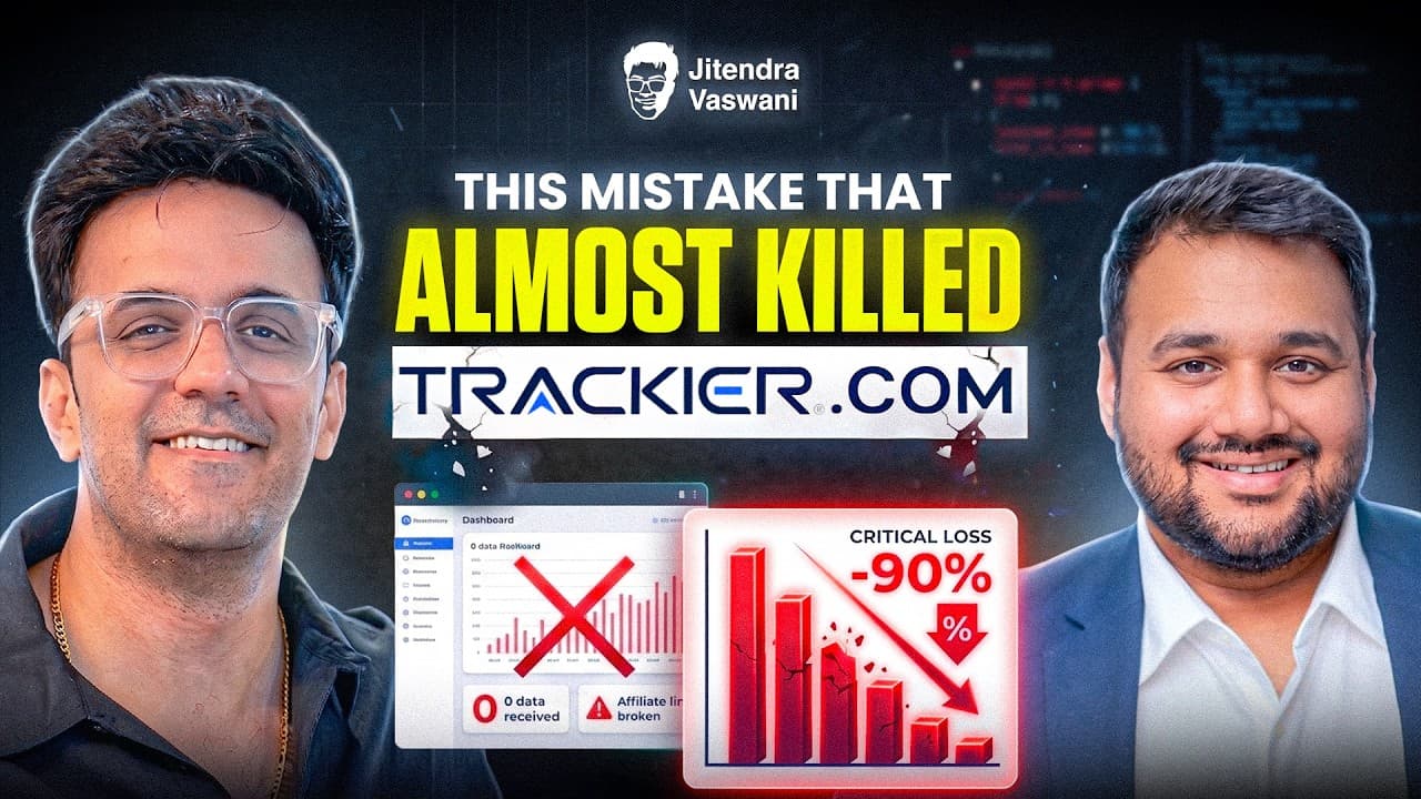 $0 to $9M ARR: Co-Founder of Trackier Udit Verma Opens Up: Success, Sacrifices & Regrets