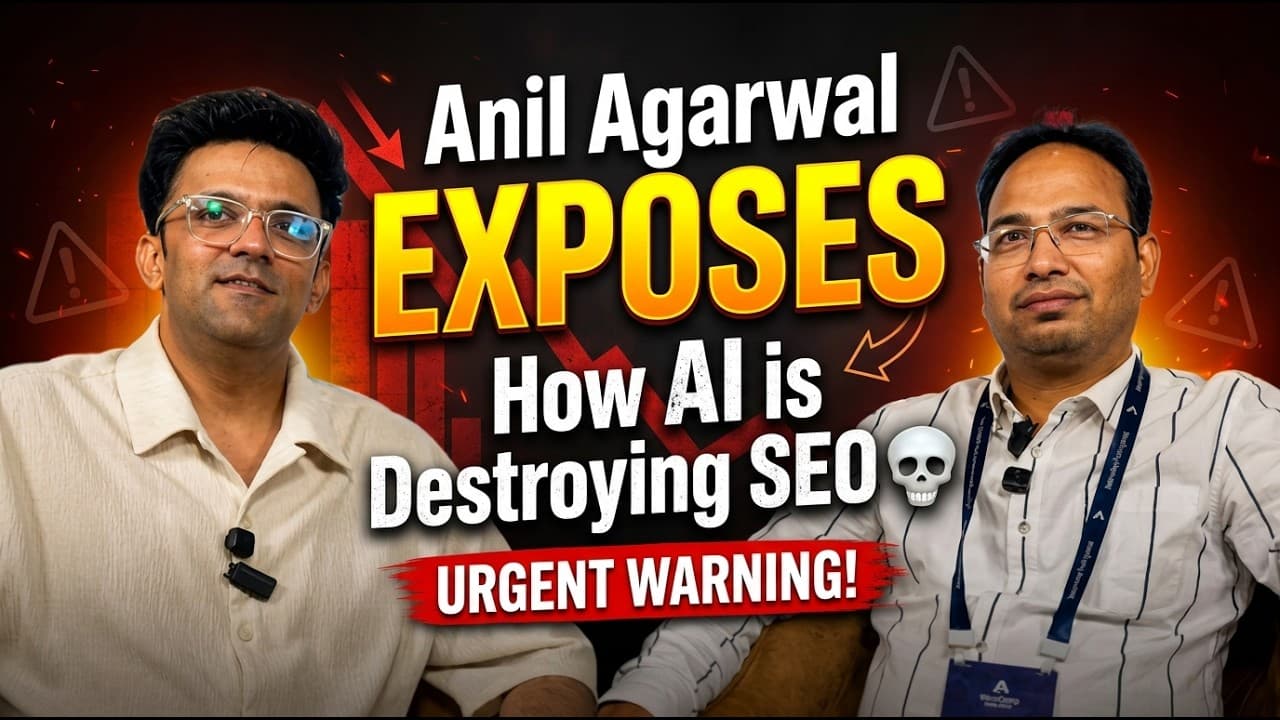 How AI KILLED 80% of His Affiliate Income 😱 ft. Anil Agarwal Every Affiliate Marketer Must Watch