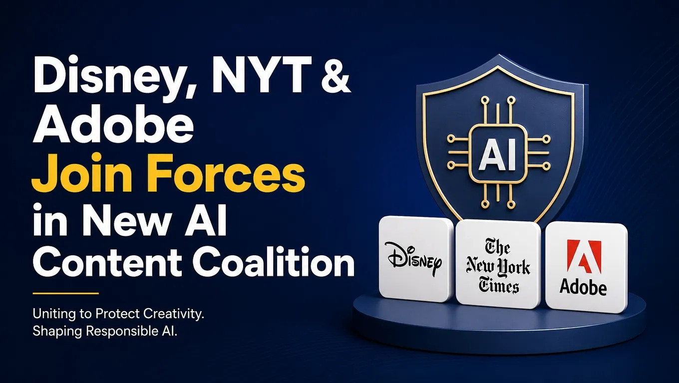 Disney, NYT & Adobe Join Forces in New AI Content Coalition