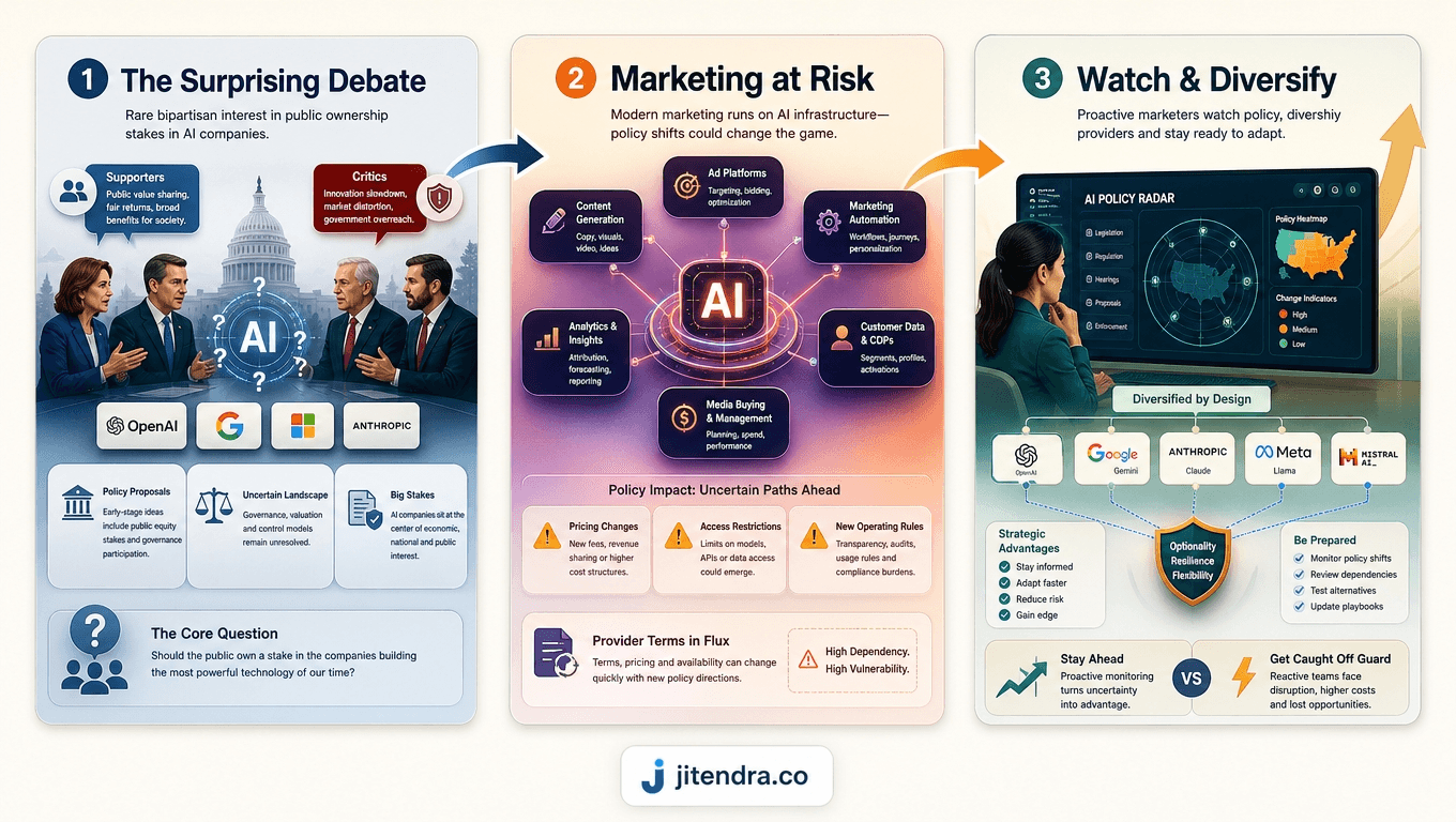 Bernie Sanders and Trump Float Public Ownership of AI Companies: Why Marketers Should Watch