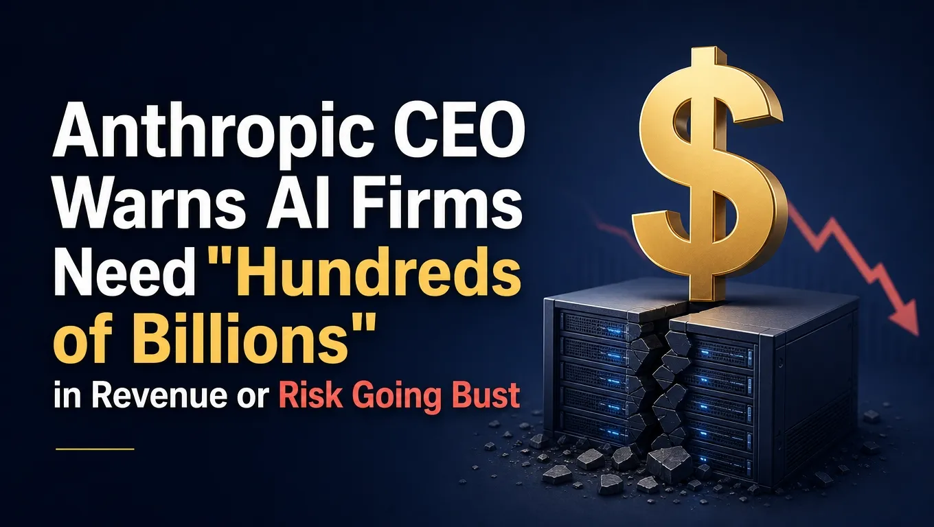 Anthropic CEO Warns AI Firms Need “Hundreds of Billions” in Revenue or Risk Going Bust