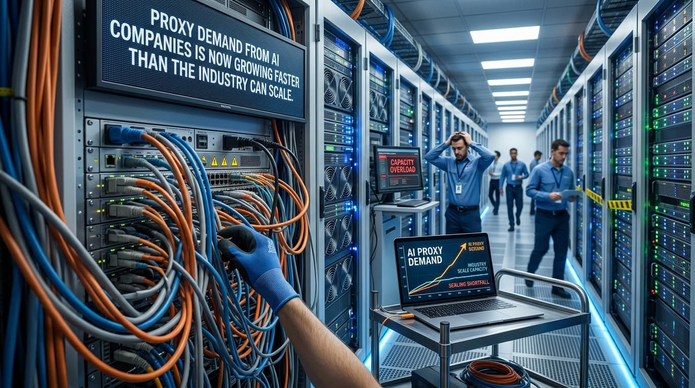 Proxy Demand From AI Companies Is Now Growing Faster Than the Industry Can Scale