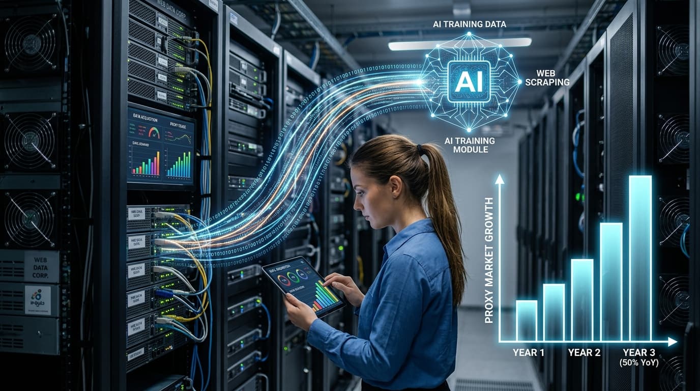 Web Scraping Demand Is Exploding Because of AI Training Data — Proxy Market Growing 50% YoY