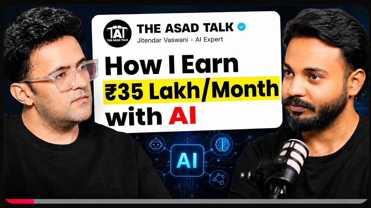 The βΉ35 Lakh/month AI strategy β is it real? AI Make Money Online Podcast With Jitendra Vaswani