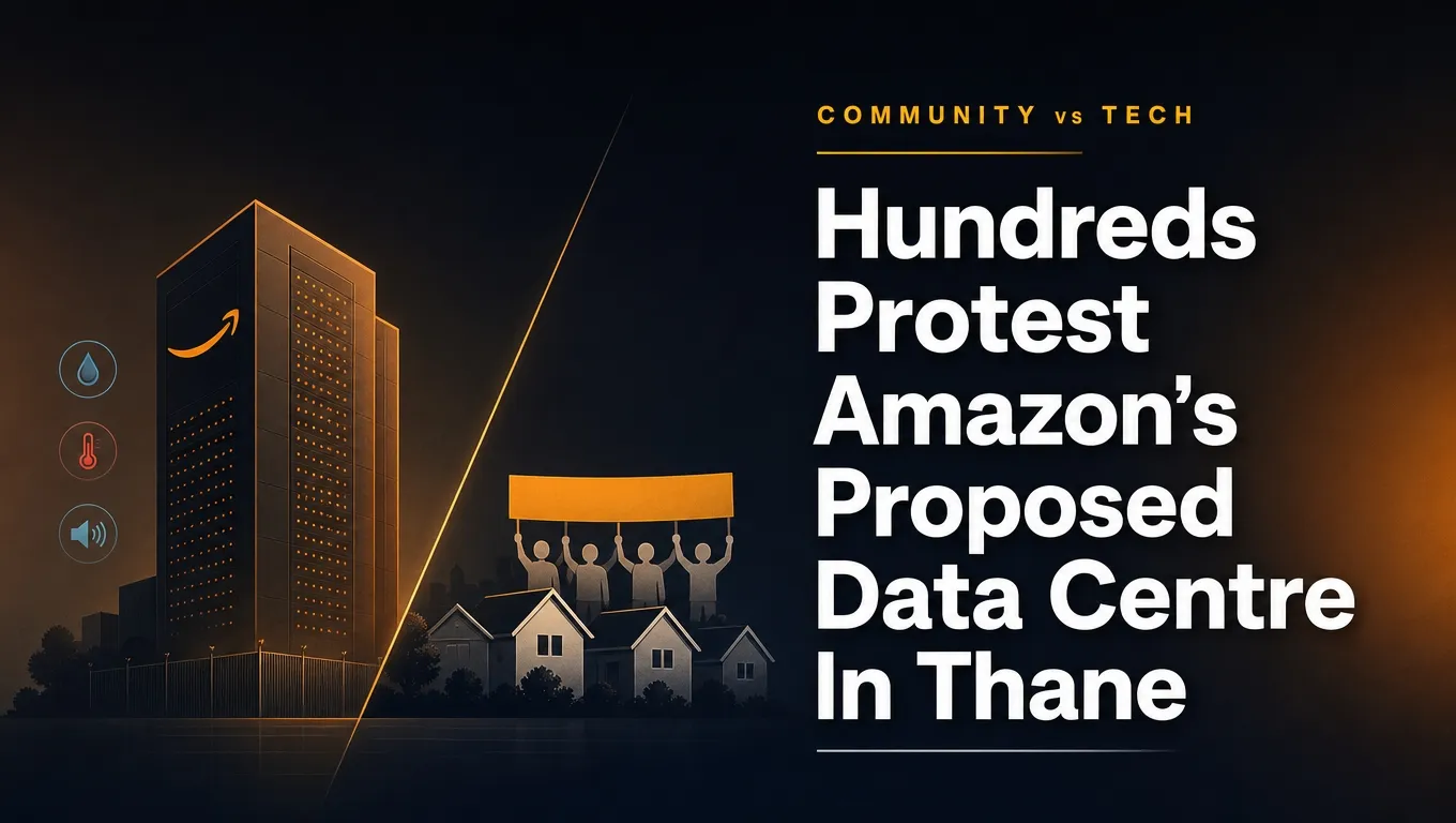 Hundreds Protest Amazon’s Proposed Data Centre In Thane