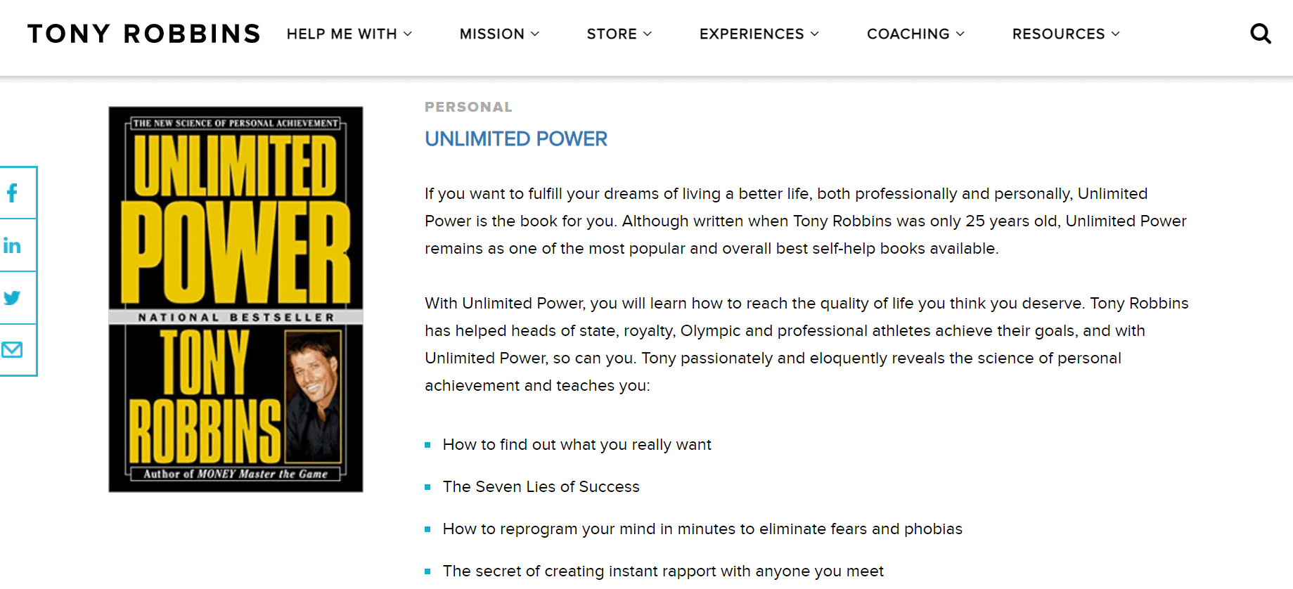 The Unlimited Power - Money Master the Game Book By Tony Robbins 