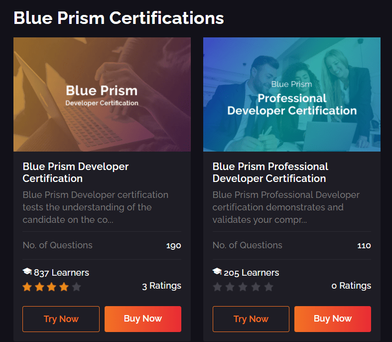 Whizlabs Review With Discount Coupon- Blue Prism Certifications