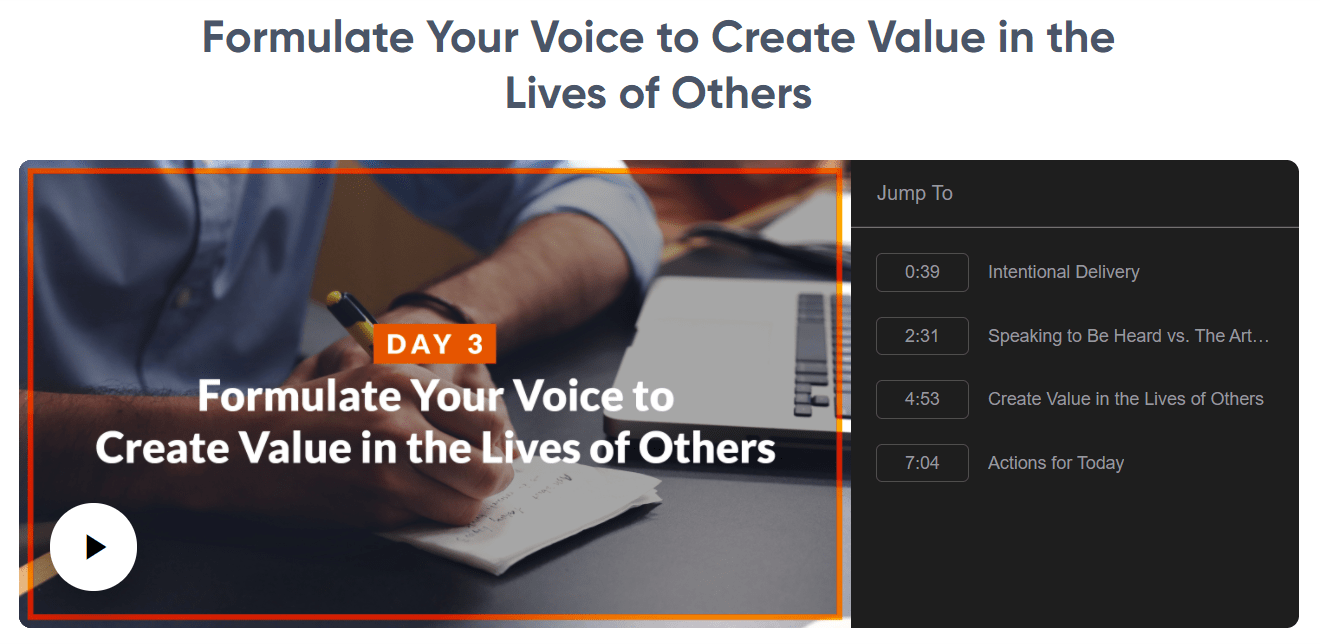 Speak and Inspire - Formulate Your Voice