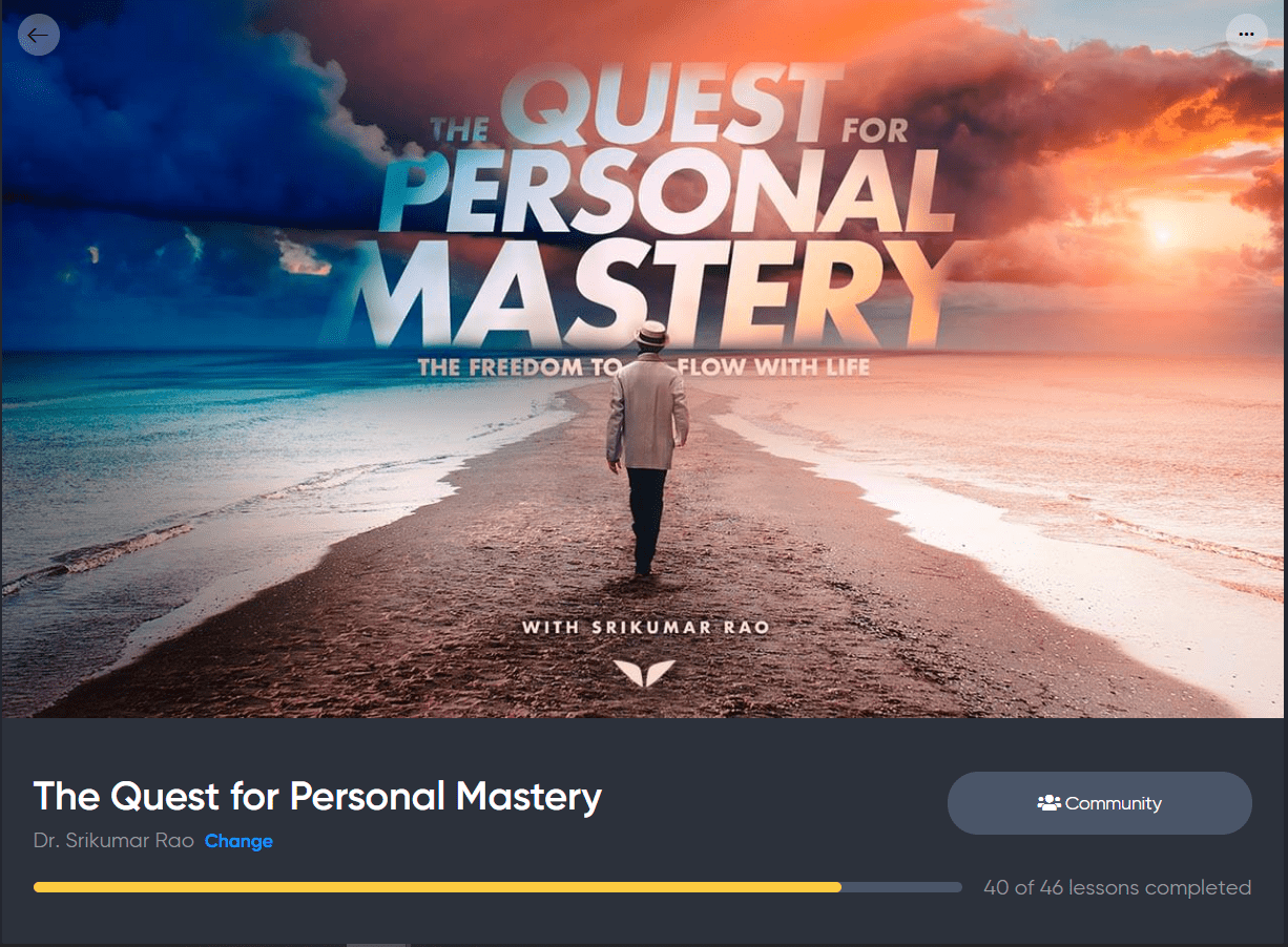 Mindvalley Quest for Personal Mastery