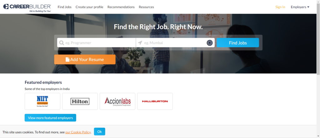 CareerBuilder.co - best job portals in 2021