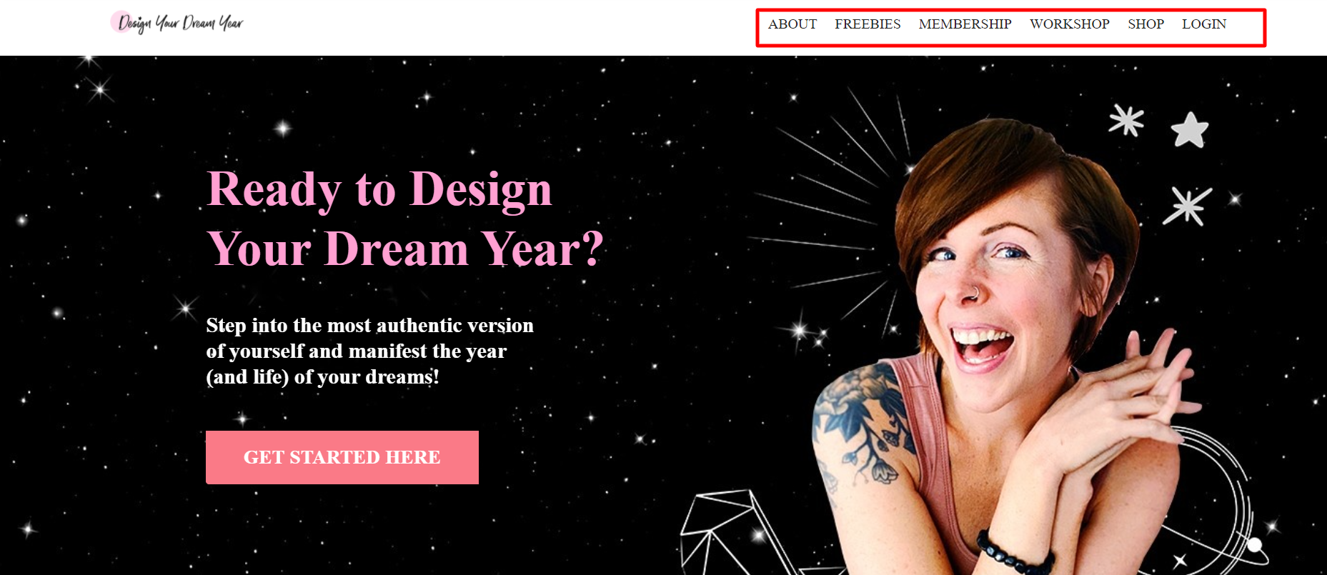 DesignYour Dream here homepage