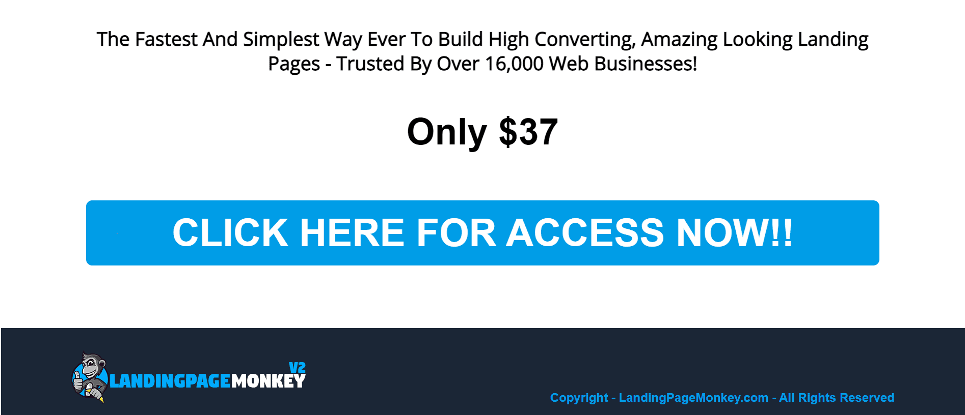 Landing Page Monkey Pricing