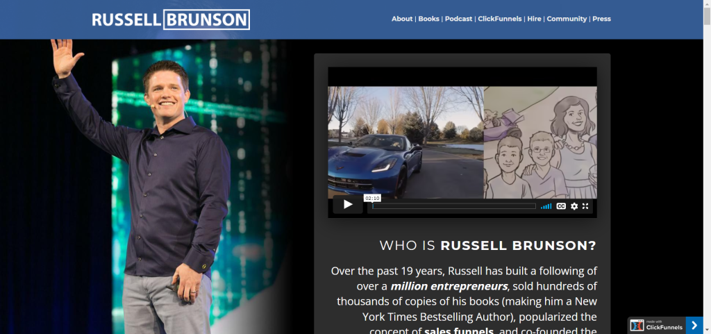 Russell brunson net woeth