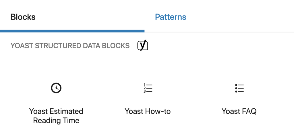 Yoast FAqs Schema building blocks- how to add fAQ schema 