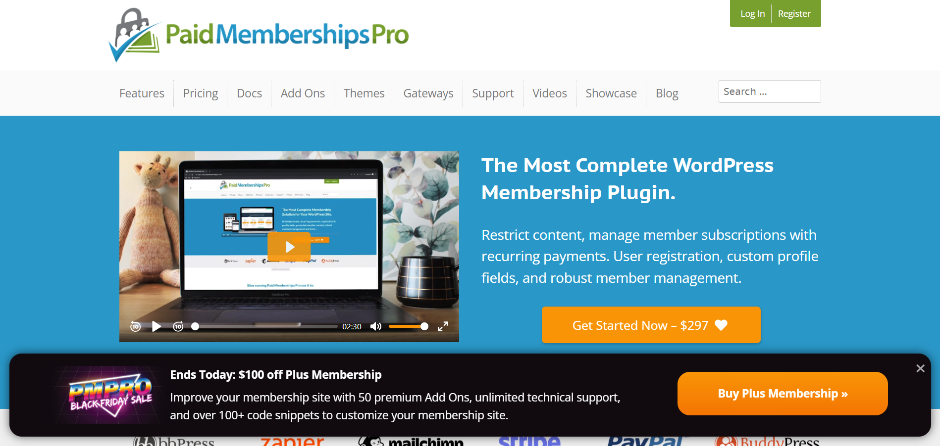 paidmembershipspro- best memberhsip plugins for wordpress