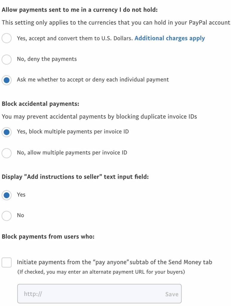how to block someone on Paypal for requesting money