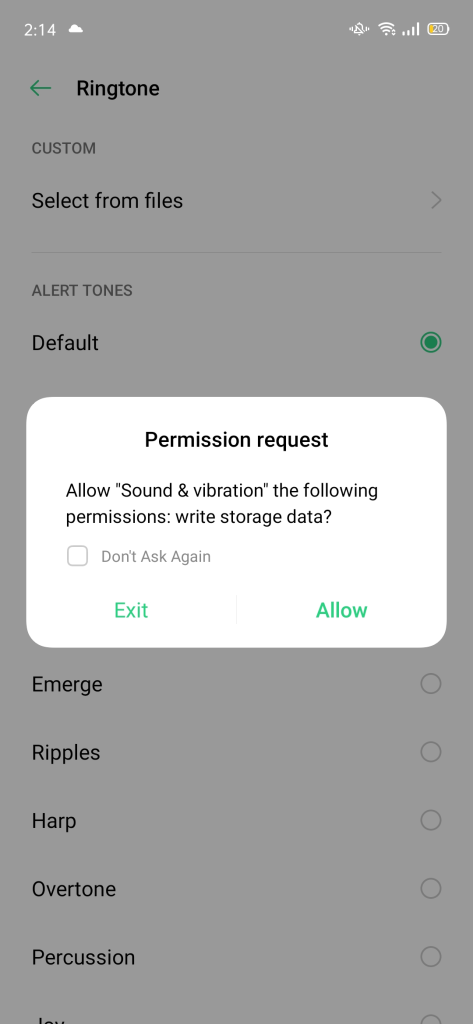 how to change the snapchat ringtone in android