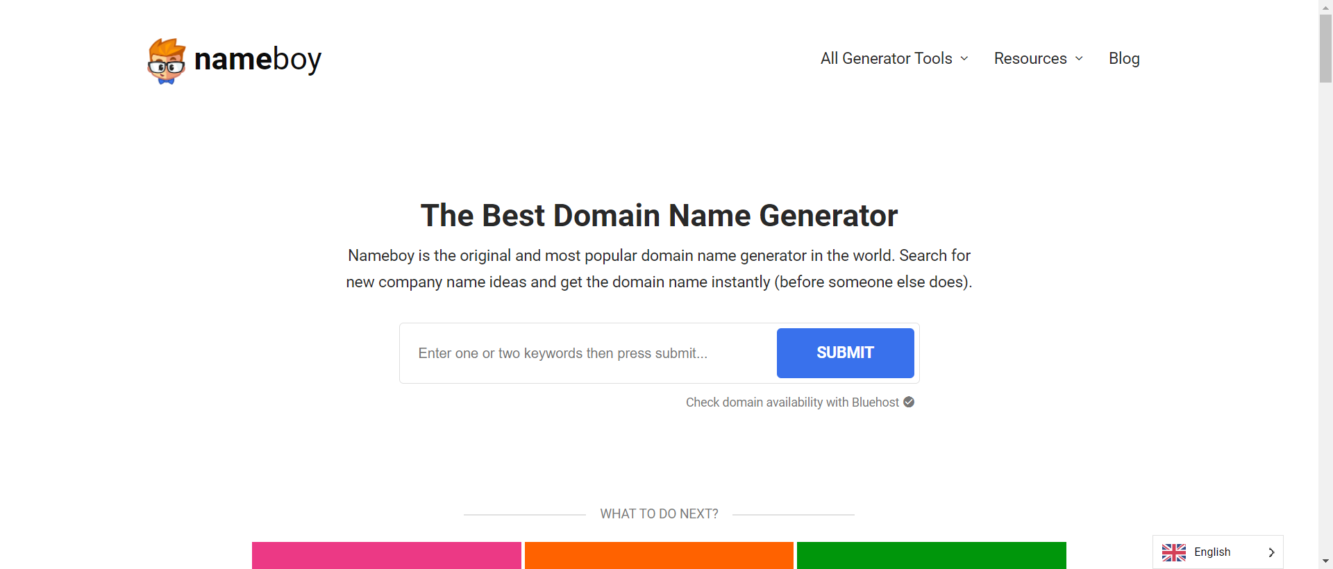 nameBoy- domain name generators
