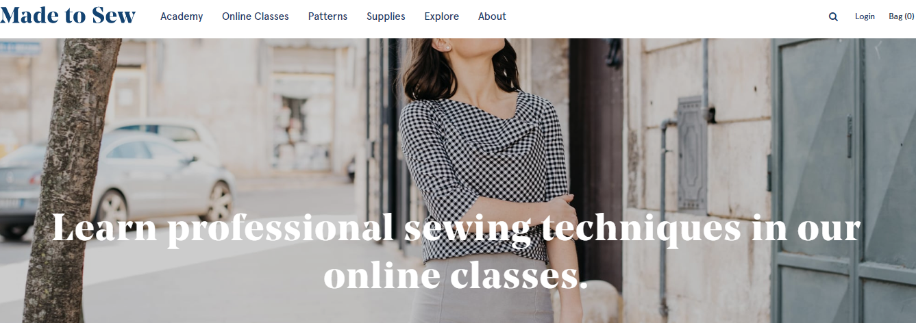 Free Online Sewing Classes - Made to Sew View