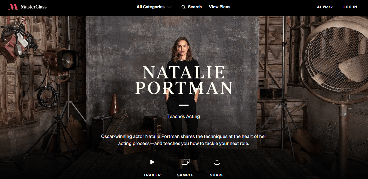 Natalie Portman Acting Masterclass Review