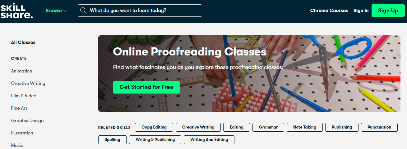 Best Proofreading Courses - Skillshare Proofreading Review