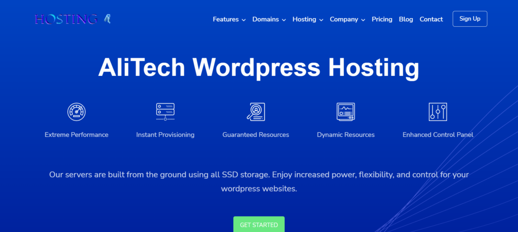 Хостинг WordPress по всему миру Alitech