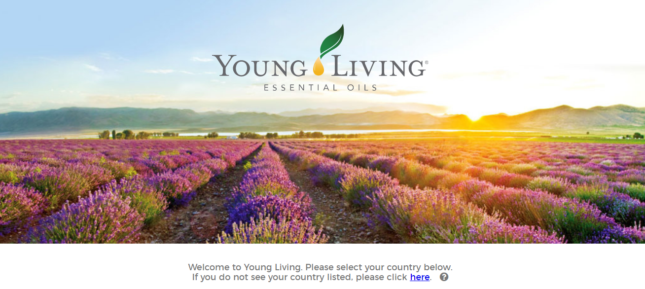 Young Living Homepage