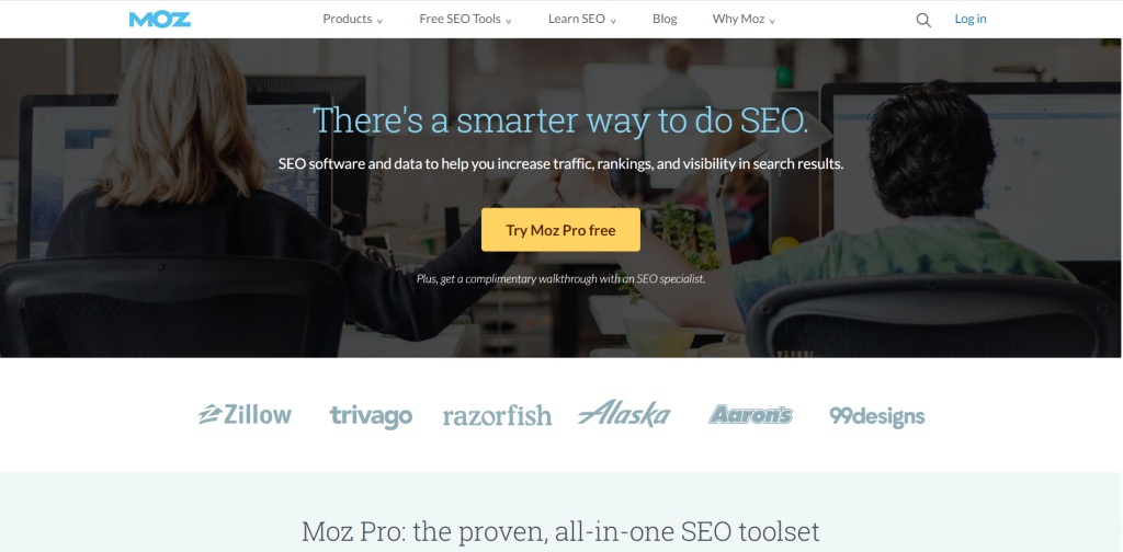 moz pro / Best SEO Reporting Tool