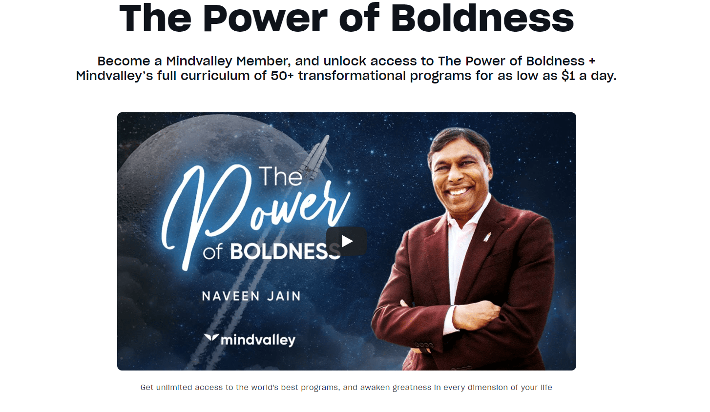 The power of boldness by naveen jain