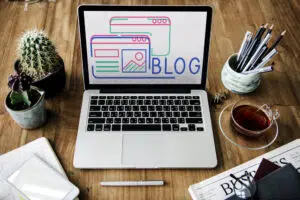 Blog,Is,An,Online,Sharing,Content.