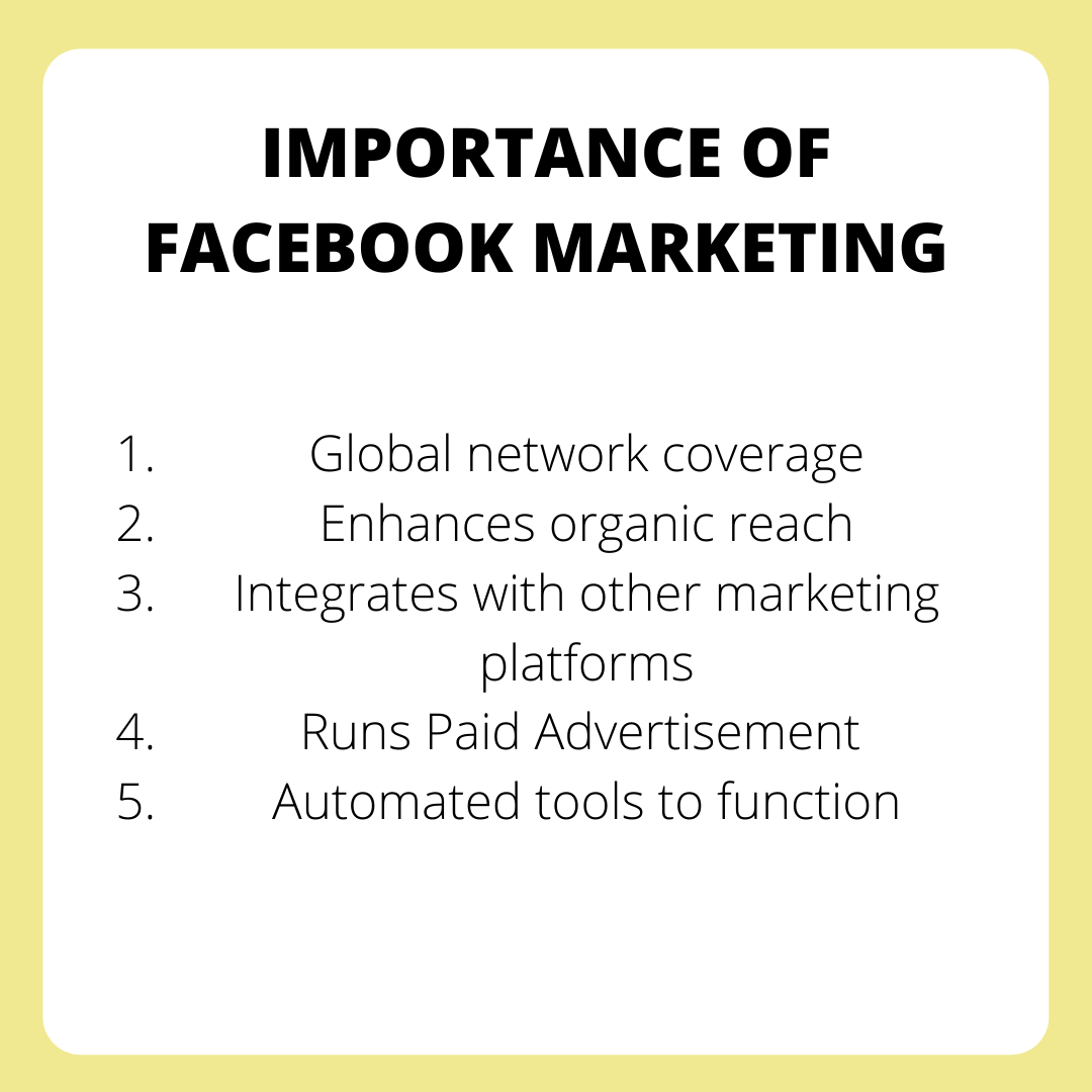 Importance of Facebook Marketing