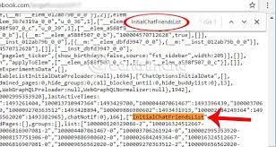 Initial chat friend list