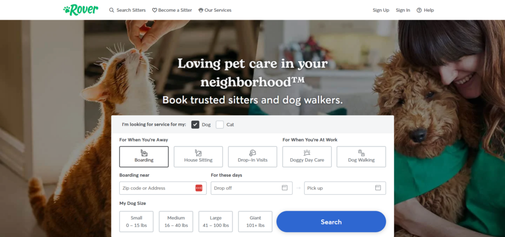 Ровер сервис для домашних животных