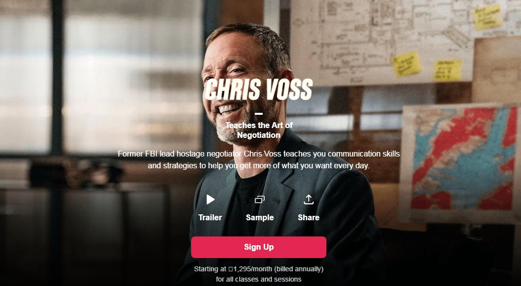 Chris Voss 教授谈判的艺术