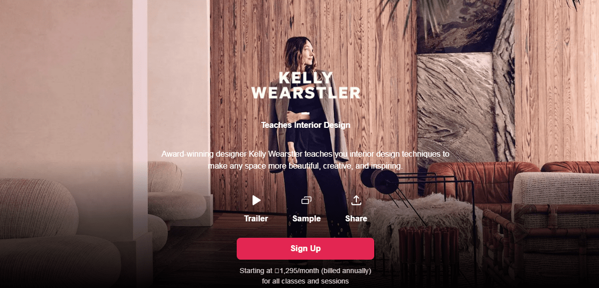 Kelly Wearstler lehrt Innenarchitektur