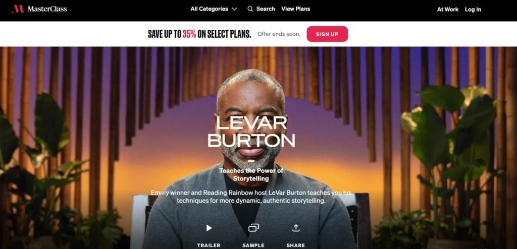 LeVar Burton leert de kracht van verhalen vertellen, MasterClass