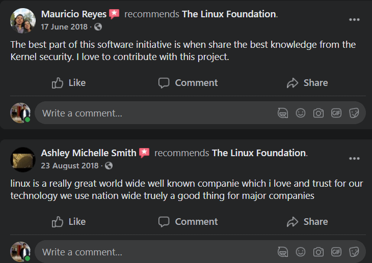 Linux Foundation培训真实用户评论