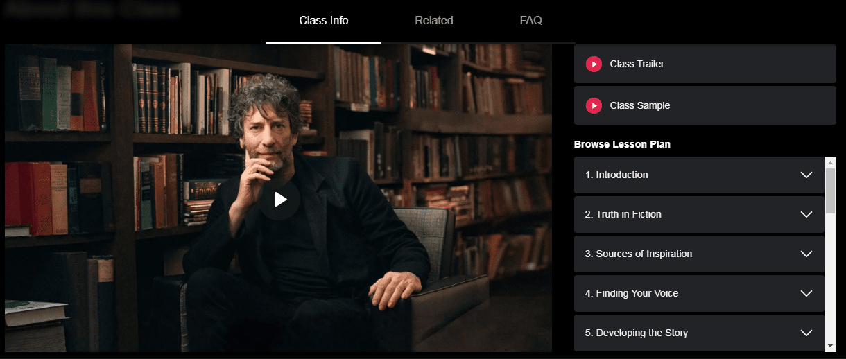 Neil Gaiman lär ut konsten att berätta