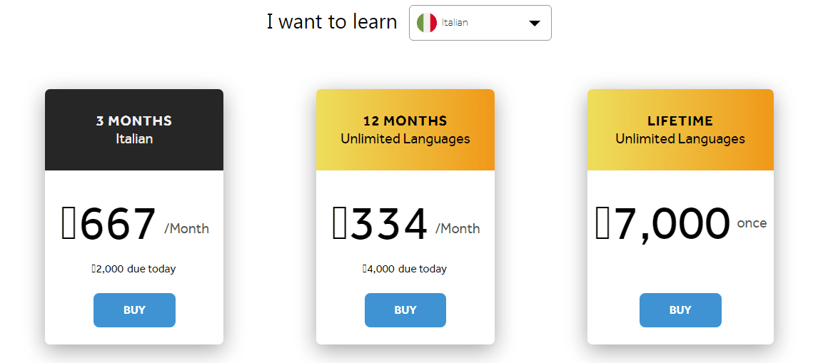 rosetta pricing