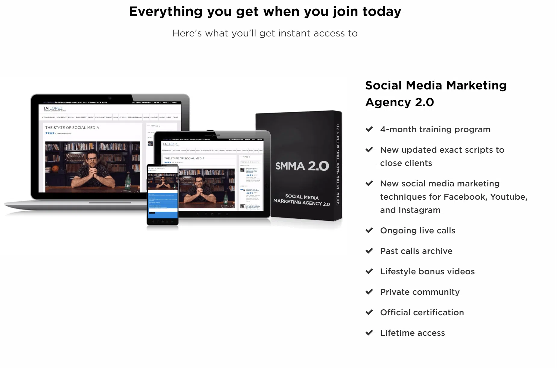 social media marketing agency 2.0- tai lopez scam