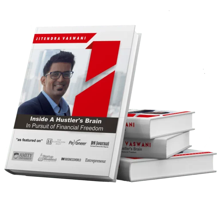 Copies of Inside A Hustler's Brain by Jitendra Vaswani
