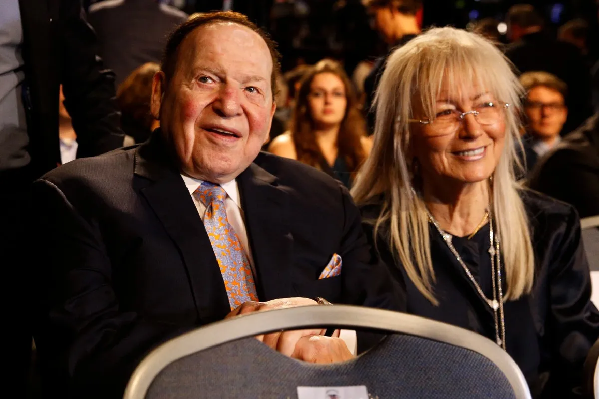 Miriam Adelson & family