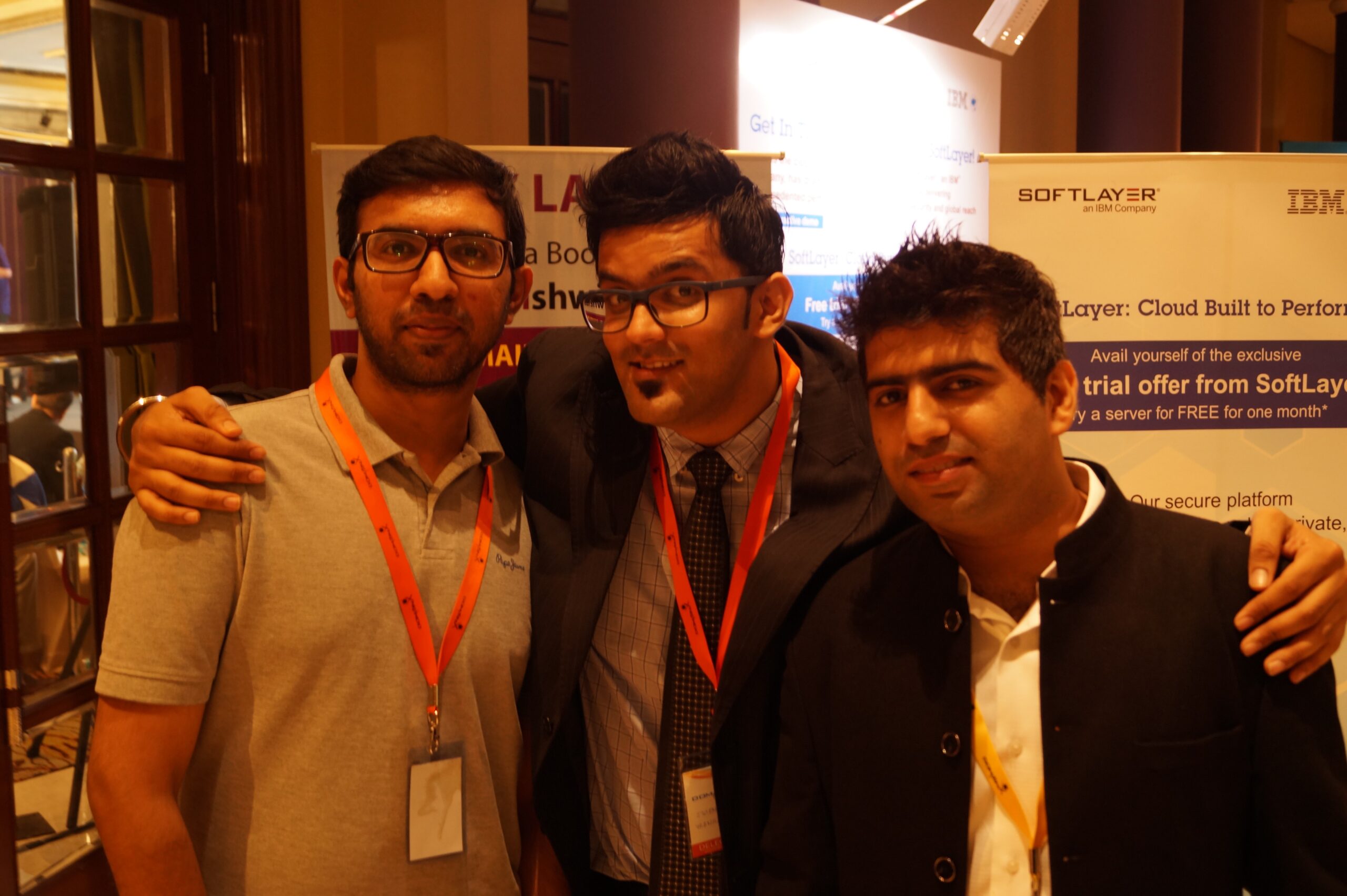 Deepak(from DigitalDeepak.com, Aishwin Vikhona & me Domain X 2015 Deepak, Aishwin Vikhona