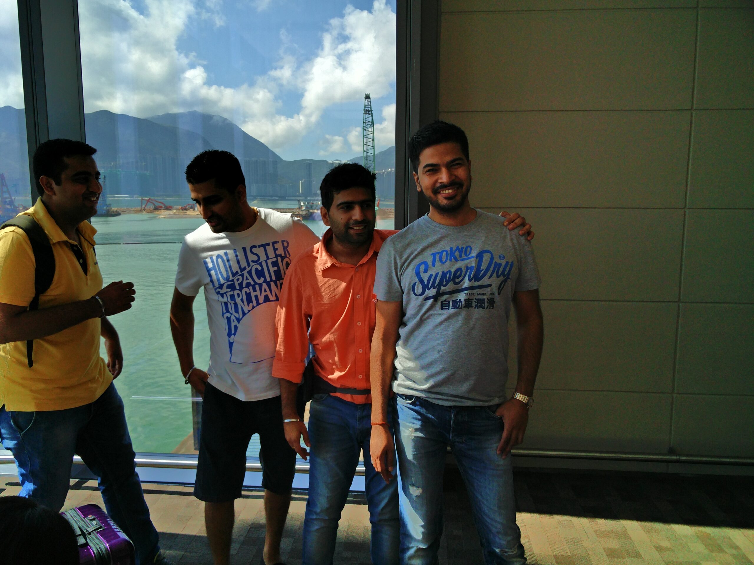 From L to R : Siddhant, Manmeet, Aishwin & Anshul Goel IMG_20150904_094006