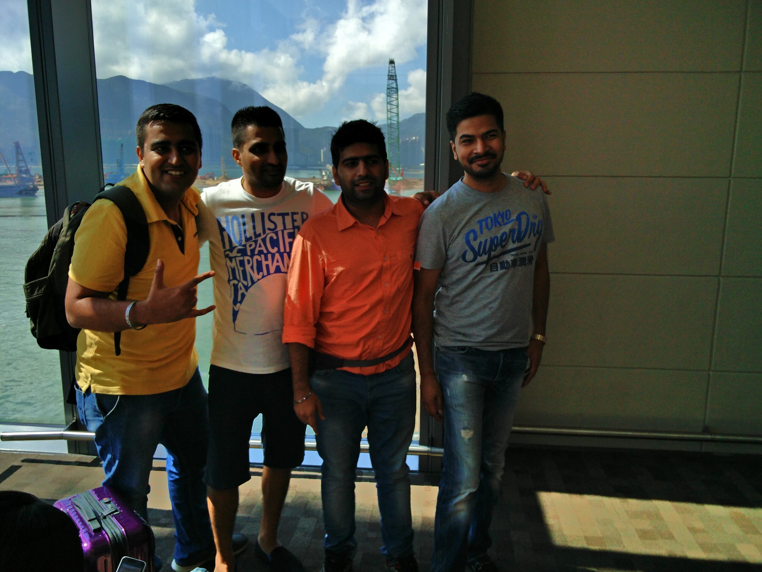 From L to R : Siddhant, Manmeet, Aishwin & Anshul Goel IMG_20150904_094010