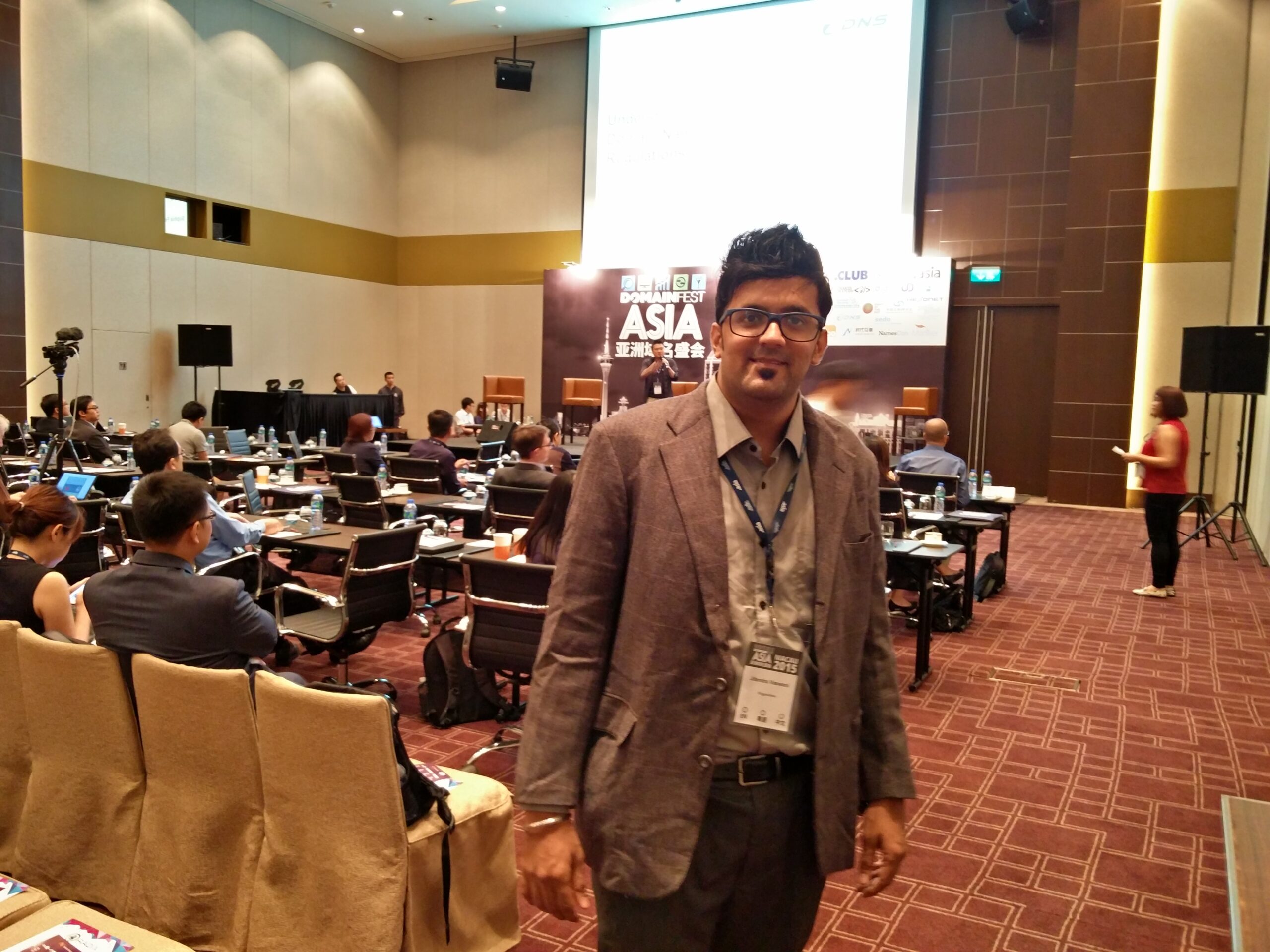 Me at Domainfest conference IMG_20150905_120933